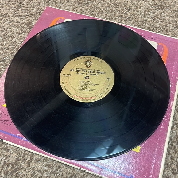 Allan Sherman’s Mother Presents MY SON THE FOLK SINGER  vintage vinyl LP record - Picture 6 of 7